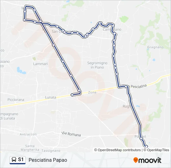 S1  Line Map