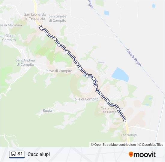 S1  Line Map