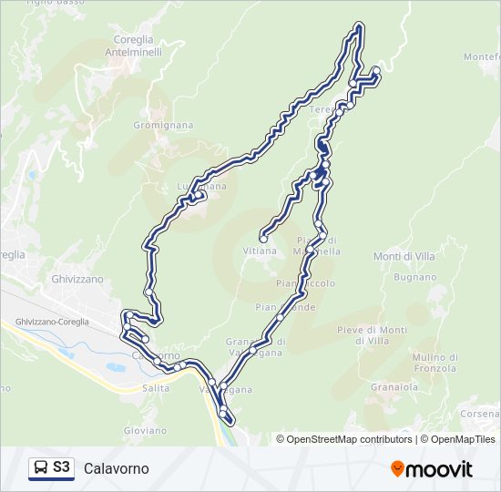 S3  Line Map