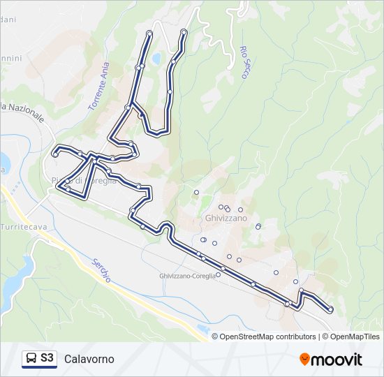 S3  Line Map