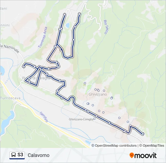 S3  Line Map