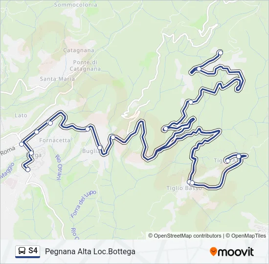 S4  Line Map