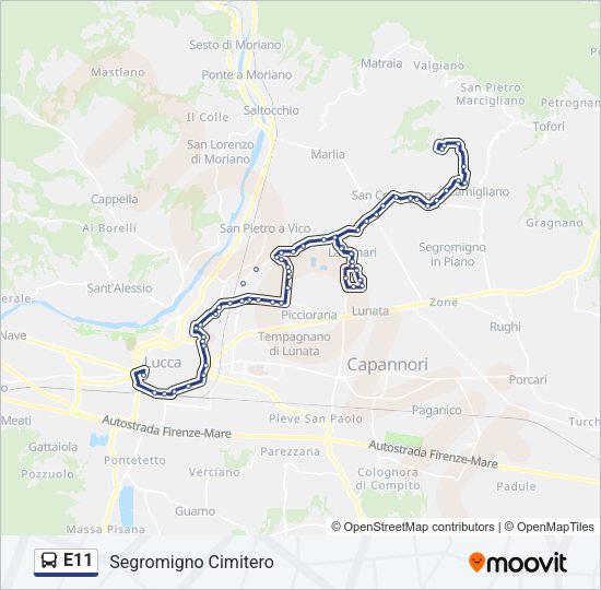 E11  Line Map
