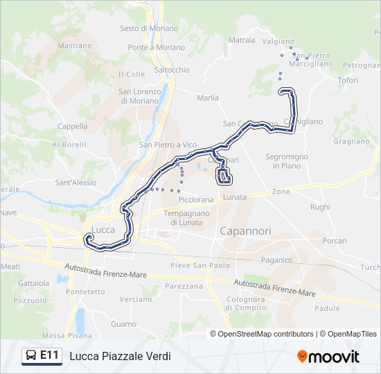 E11  Line Map