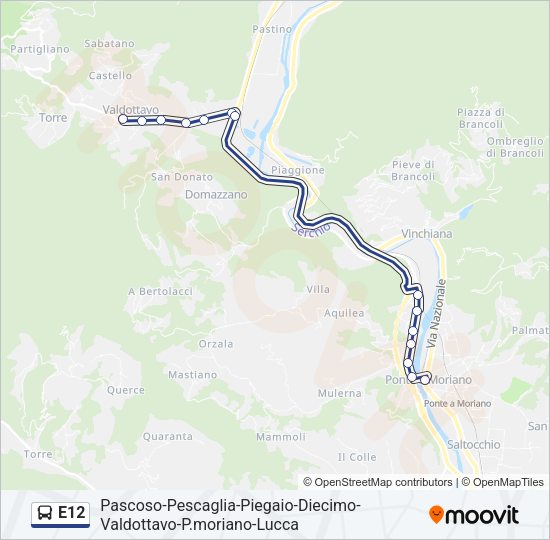E12  Line Map