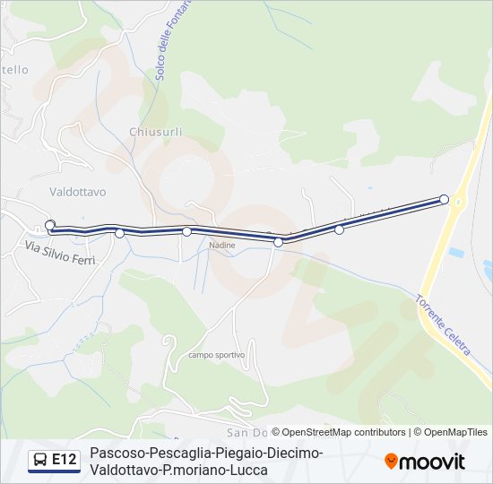 E12  Line Map