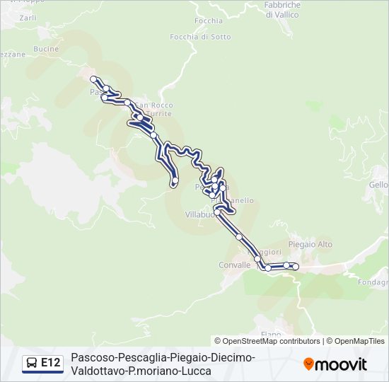 E12  Line Map
