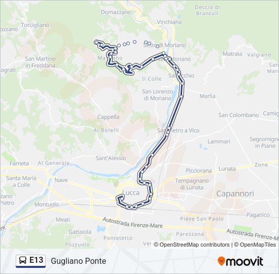 E13  Line Map