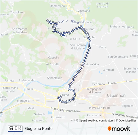E13  Line Map