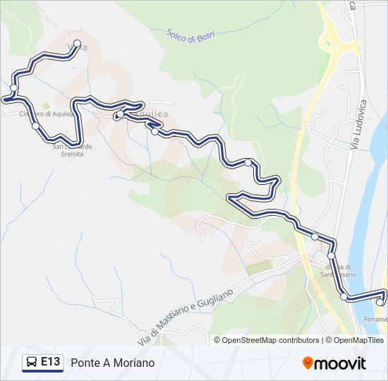 E13  Line Map
