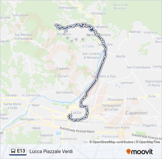 E13  Line Map