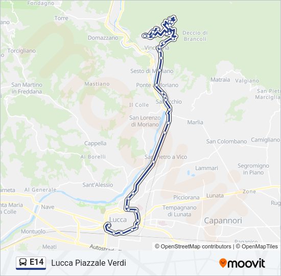 E14  Line Map