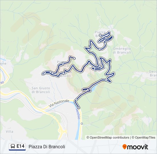 E14  Line Map