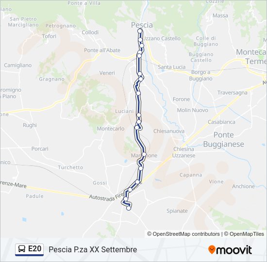 E20  Line Map
