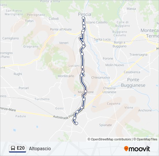 E20  Line Map