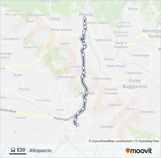 E20  Line Map