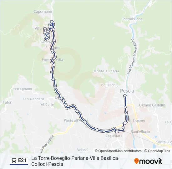 E21  Line Map