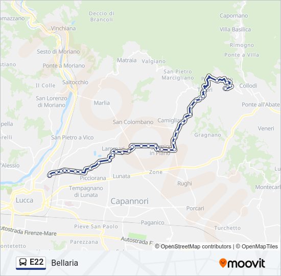 E22  Line Map
