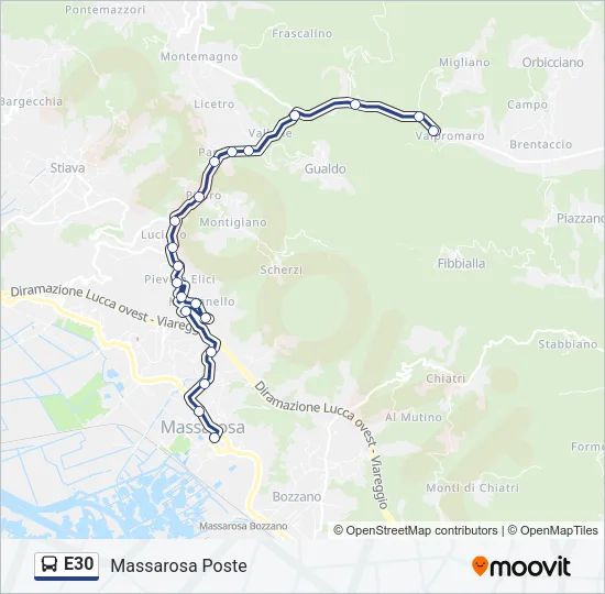 E30  Line Map