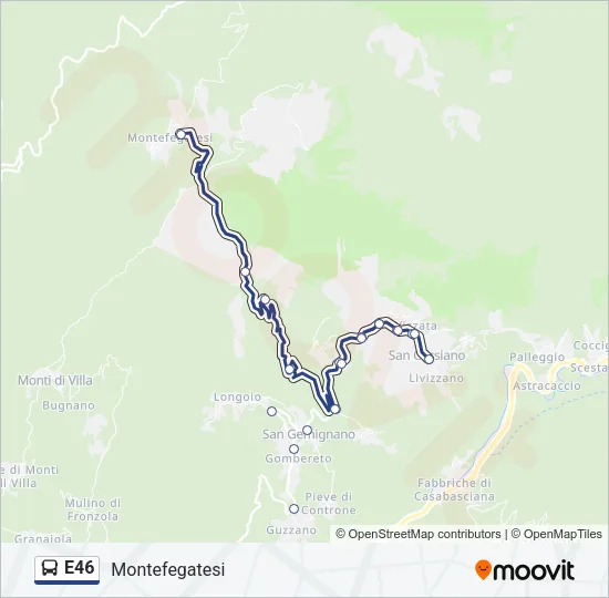 E46 Bus Line Map