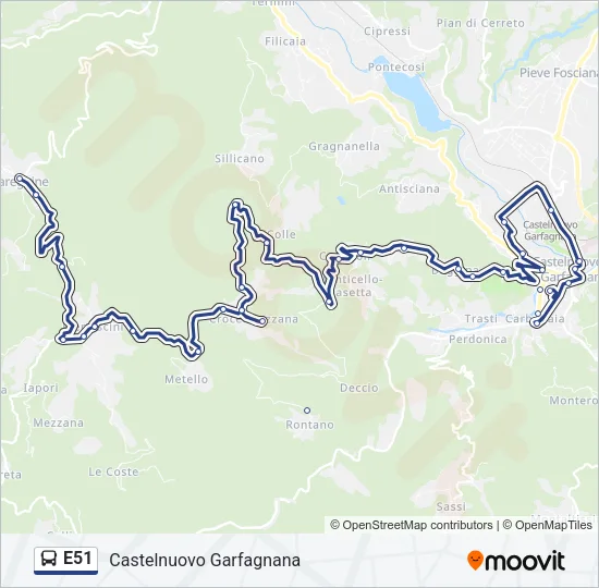 E51  Line Map