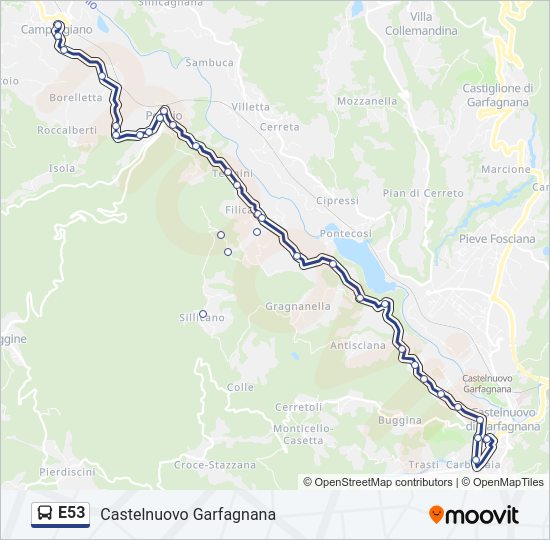 E53  Line Map