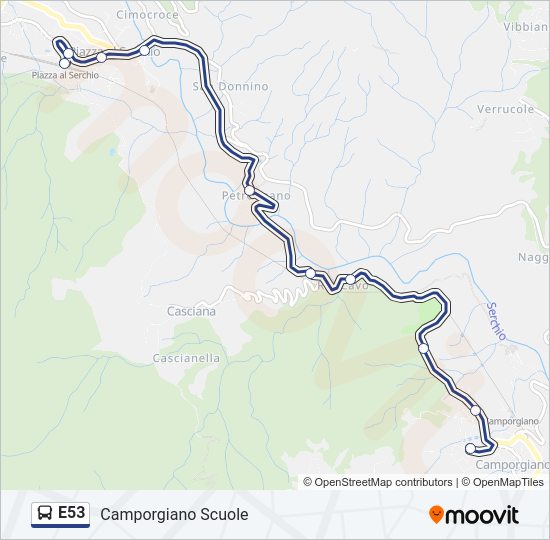 E53  Line Map