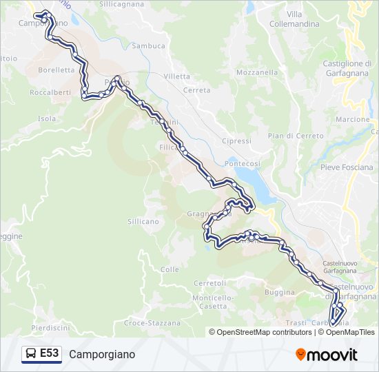E53  Line Map