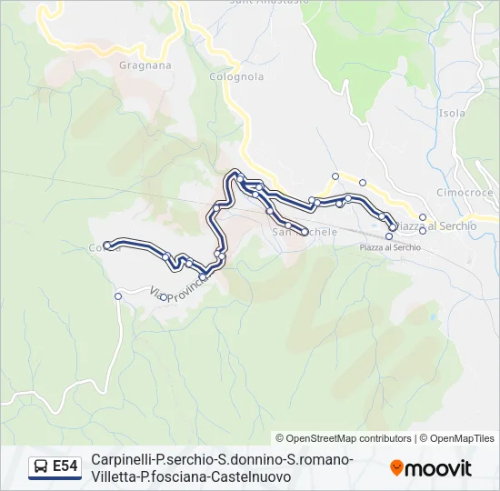 E54  Line Map