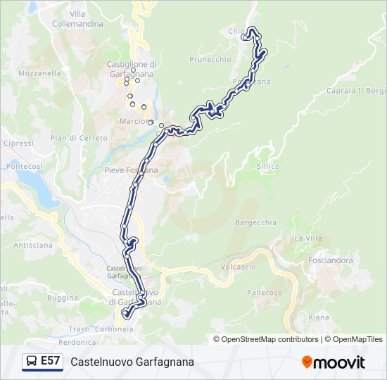 E57  Line Map