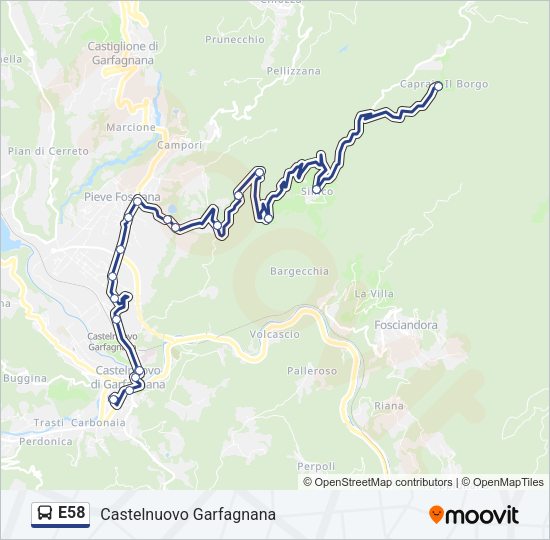 E58  Line Map