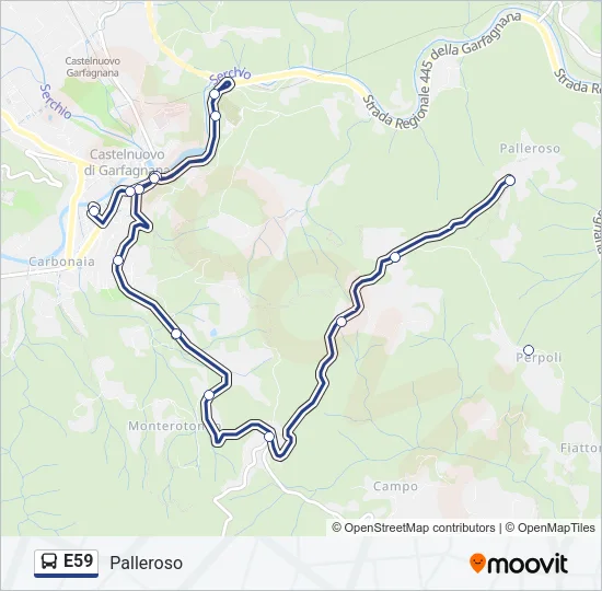 E59  Line Map