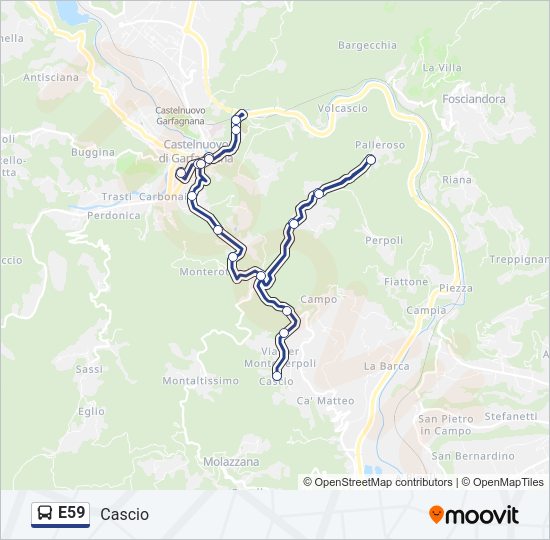 E59  Line Map