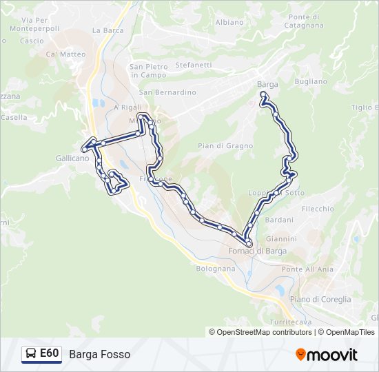 E60  Line Map