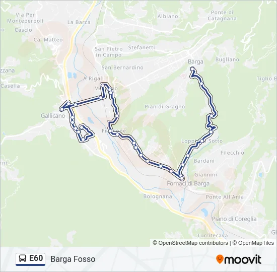 E60  Line Map