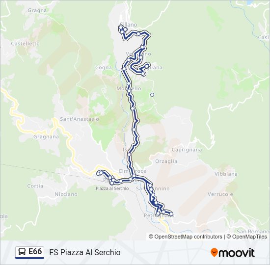 E66  Line Map