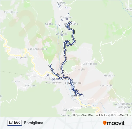 E66  Line Map