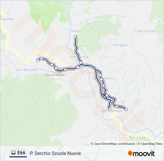 E66  Line Map