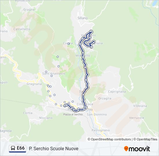 E66  Line Map