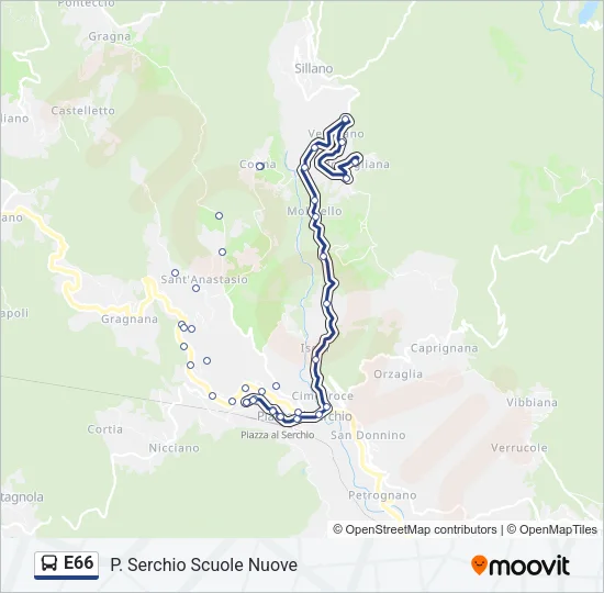 E66  Line Map