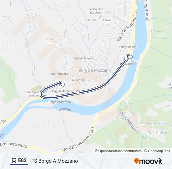 E82  Line Map