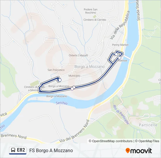 E82  Line Map
