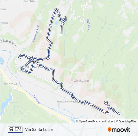 E73  Line Map