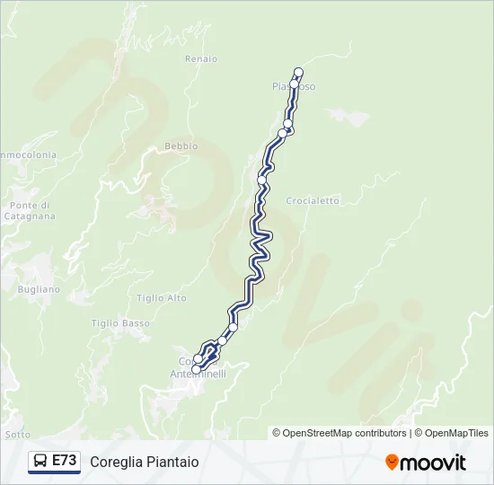 E73  Line Map