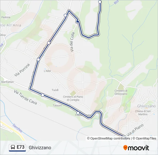 E73  Line Map