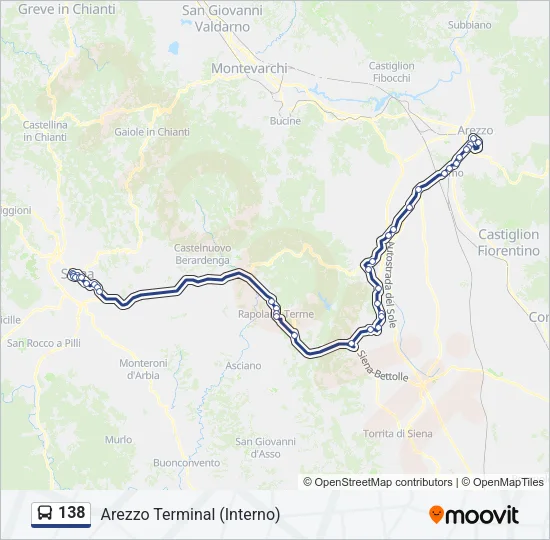 138 Bus Line Map