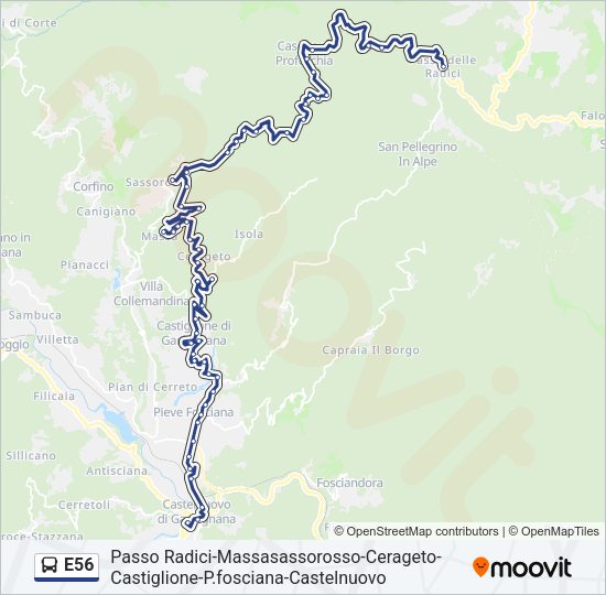 E56  Line Map