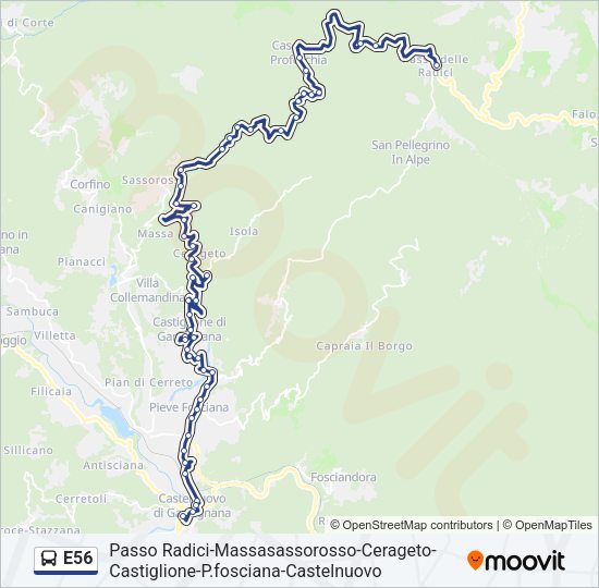 E56  Line Map