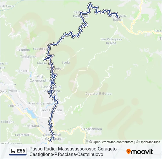E56  Line Map