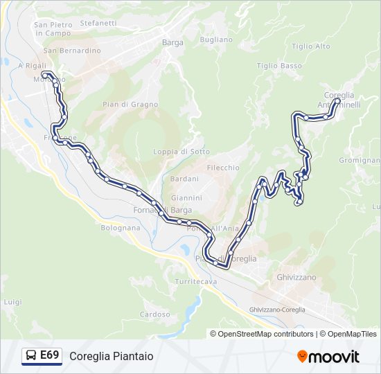 E69  Line Map